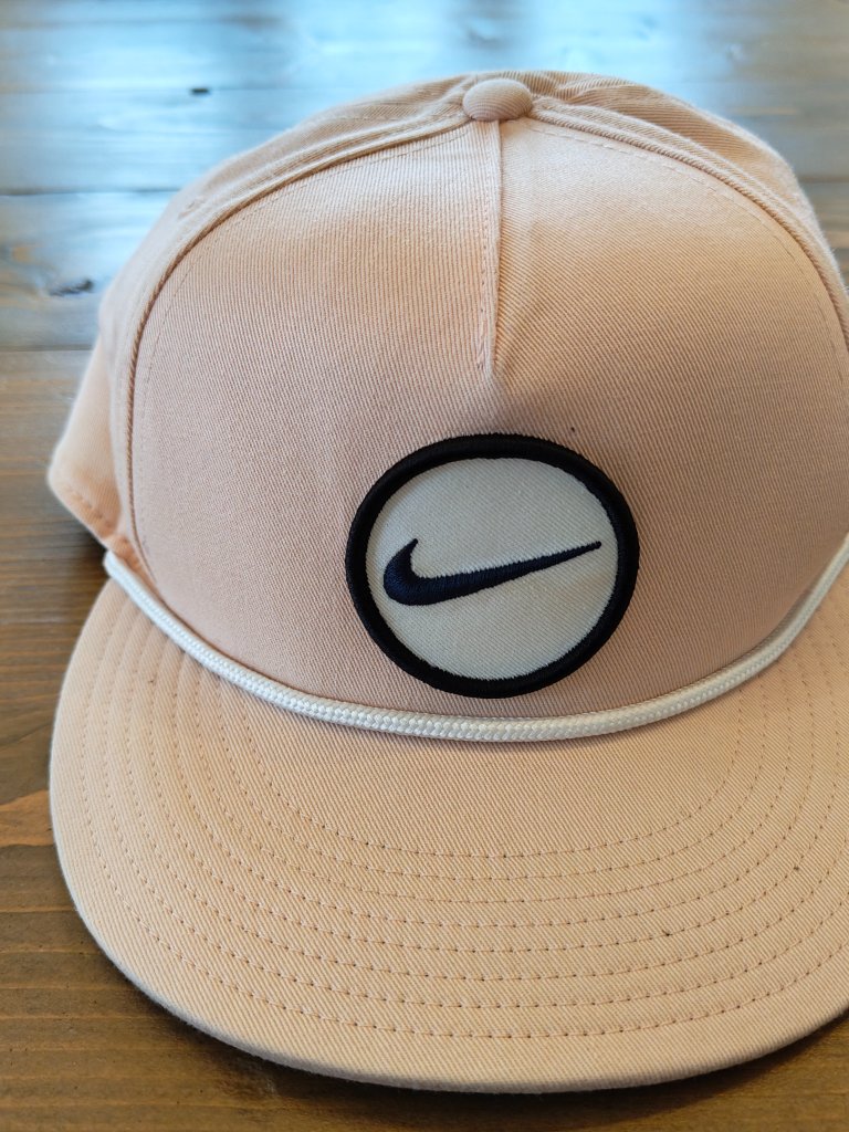 Nike Golf Beige Snapback Hat Nike True Rope Cap Adjustable